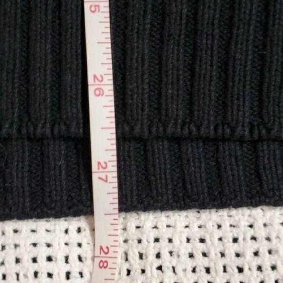 Dickies 1/4 Zip Logo Mock Neck Black Sz. XL Sweater - Picture 6 of 6